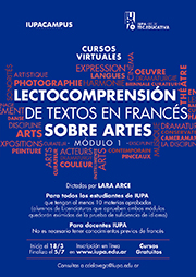 Lectocomprensión de textos en Frances sobre artes